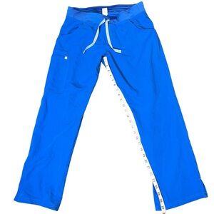 Figs Kade Cargo Scrub Pants - Royal Blue Size M/P